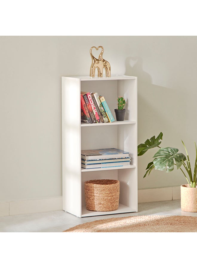 Home Box Vanilla Junior 3-Tier Bookcase 29 x 89 x 41 cm - Image 1